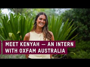 What is it like to intern with Oxfam Australia?
