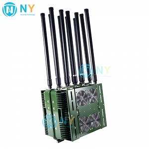 [Hot Item] 12 Systèmes de défense anti-drone à haute puissance Fpv Uav C-Uas Intercepteur GPS WiFi 5.2g 5.8g Intercepteur de signal de drone Jamming Blocage Jammer