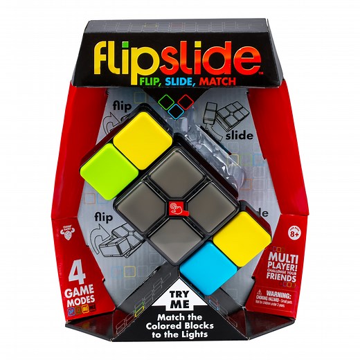 Flipslide, 4 Game Modes, Family Friendly, Multi Player, Puzzle Cube, Moose Games, Ages 8+ - Walmart.com