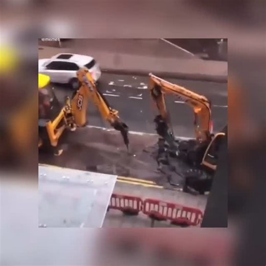 Construction Memesss™ on Instagram: "This is why road construction always takes so long!! 🤣 ⠀ ⠀ Sound ON!! 🔊 ⠀ ⠀ Thanks, idiot_at_work ⠀ - - #ConstructionNoises #BlueCollarLaughs #HardHatHumor #ConstructionProblems #SkilledTradesLife #SiteShakes #FunnyBuilder #TradeLifeFun #ConcreteLOL #HammerTimeOops #WeldedAndWorried #DrillAndPray #ConstructionGiggles #ToolLife #BuildingLaughs"