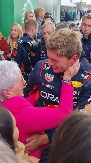 Max's Celebration with Family After Dutch Grand Prix Win