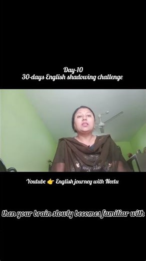 Day 10/30 English shadowing challenge 👍 #learnenglish #english #spokenenglish