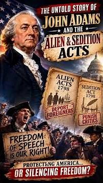 Did John Adams Betray the First Amendment? #johnadams #history #freespeech