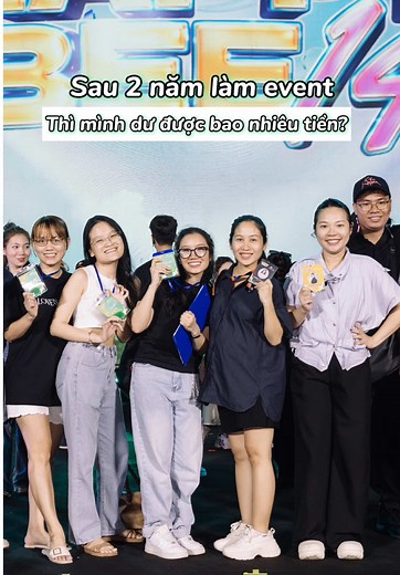 Sau 2 năm làm Event thì mình dư được bao nhiêu tiền? 😚 #huchitieu #tiktokgiaitri #dilamtruyenthong #socialmedia #viral