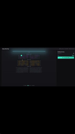Seat Selecting UI in Action | Clean & Smooth Experience