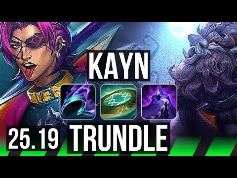 KAYN vs TRUNDLE (JGL) | 11/1/2, Legendary | NA Challenger | 25.19