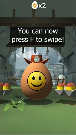 Pablo shows off the new MELEE weapon! - Shell Shockers #shorts #fyp