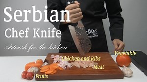 Watch Serbian chef knife on Amazon Live
