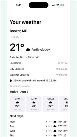 WeatherKind Build 7: Demo Beta Walkthrough #Shorts