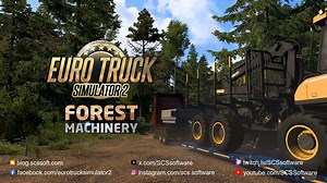 104K views · 3.1K reactions | The Forest Machinery DLC for Euro Truck Simulator 2 has arrived!  Haul real forestry equipment like skidders, mulchers & forwarders, and unlock new truck accessories to customise your ride  Now available on Steam & don't miss our special 50% off bundle! https://store.steampowered.com/app/4159240/Euro_Truck_Simulator_2__Forest_Machinery/ | SCS Software | Facebook