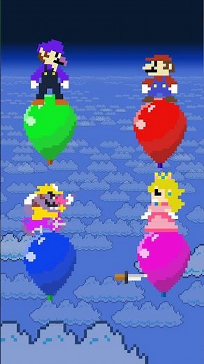 Singing challenge at height #minecraft #mario #shortvideo #animation #supermario #memes #funny