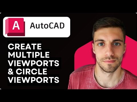 How to Create Multiple Viewports & Circle Viewports in AutoCAD 2026 (EASY GUIDE)