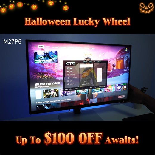 3.5K views | It’s time to play — Halloween Lucky Wheel: Spin If You Dare... ⚡Your reward? Up to $100 OFF on KTC monitors that bring every game to life! ⏰Limited-time only — the best treats vanish fast.  Spin now. Save big. Game brighter. | KTC | Facebook