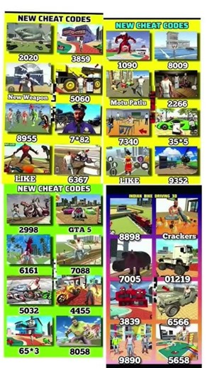 Indian bike driving 3D cheat code PDF real cheat code Indian bike driving 3D