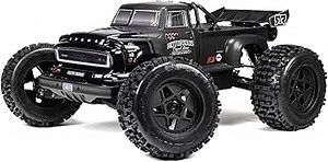ARRMA RC Truck 1/8 Notorious 4X4 6S BLX BRUSHLESS V6 Stunt Truck RTR (Battery and Charger Not Included), (Black), ARA8611V6T1