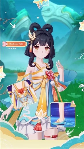 Genshin Impact Miliastra Wonderland Version 7.0 - Cloudbound Journey & Cloudbound Flight Cosmetics