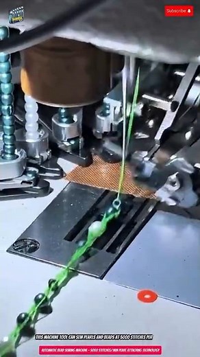 Automatic Bead Sewing Machine – 5000 Stitches/Min Pearl Attaching Technology
