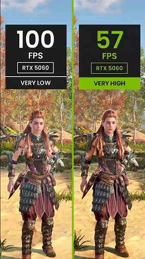 Horizon Zero Dawn Remastered vs RTX 5060 – Graphics & Performance Test