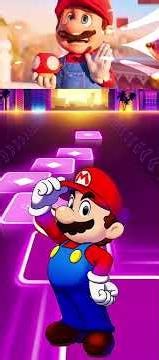 Epic Super Mario Dance | Tiles Hop Shorts 🎶🍄