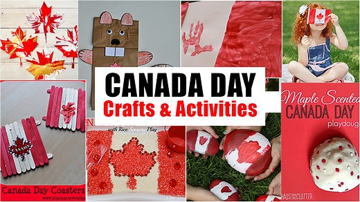 17 Awesome Canada Day Crafts & Activities for Kids - Happy Toddler Playtime