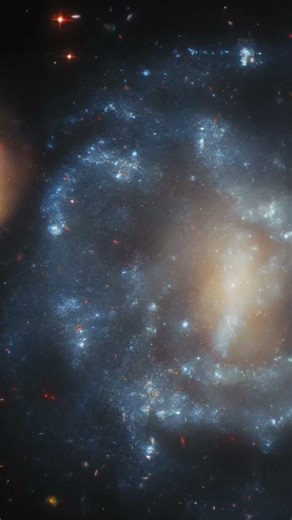 Hubble Reveals a Galaxy Pair That’s Closer in Sight Than in Space