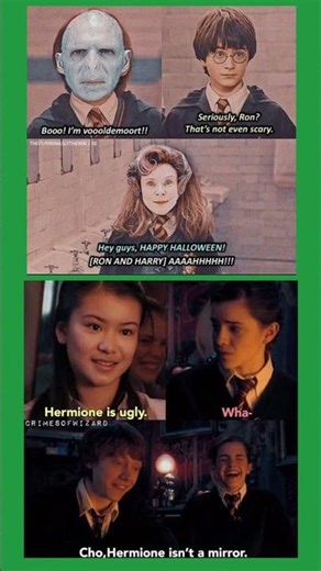 When Voldemort Isn’t Scary But McGonagall Is 😂 | Harry Potter Funny Meme #harrypotter #movieedit