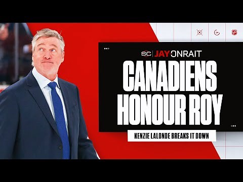 Canadiens honour Roy in emotional return to Montreal