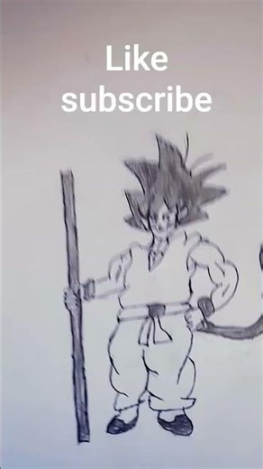 baby Goku how to draw