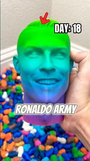 Day 18 of 3D printing a Ronaldo for every subscriber! #3dprinting