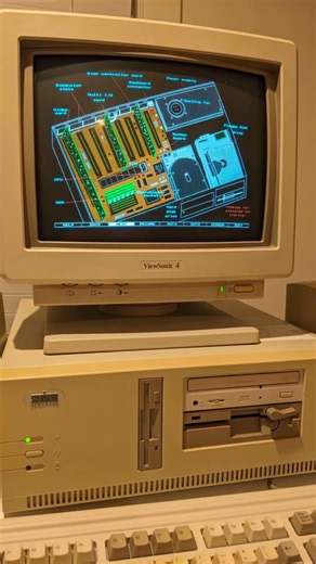 What were computers like in the 90s? #90s #90stech #retrotech