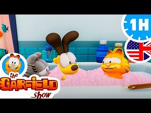 🫧 It's bath time for Garfield and Odie! 🫧 - Funny compilation 😹