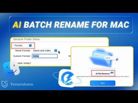 How to Batch Rename Multiple Files On a Mac | Tenorshare Cleamio