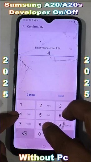How to Samsung Galaxy A20/A20s Enable/Disable Developer Options on/off ✅Without pc 2025