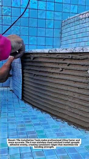 Mosaic Tile Installation Tools Create Perfect Alignment with Precision Stainless Steel Trowel
