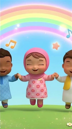 أغنية الألوان: هيا نلعب! 🌈 | The Colors Song - Learn Colors 🎨 #Shorts #LunaToons #toyoraljanah