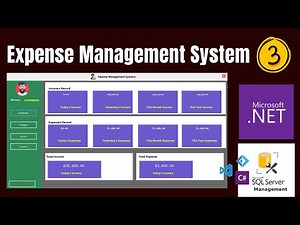 Full Expense Management System 💻 in C#.NET & SQL Server | Beginner’s Part-3