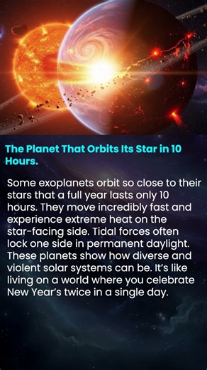 The Planet That Orbits Its Star in 10 Hours #shorts