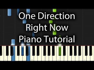 One Direction - Right Now Tutorial (How To Play On Piano)