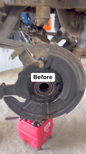 Leaky axle seals before and after #fordf150 #truckrepair #beforeandafter #shecanic #automotivetechnician | The Mad Brooker