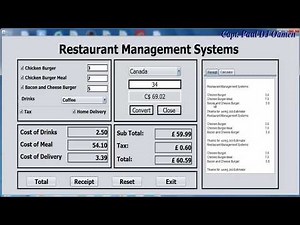 Overview of How to create Restaurant Management Systems in Java NetBeans