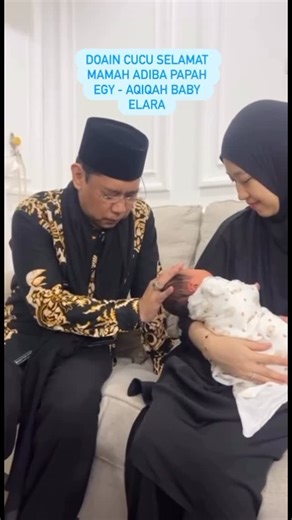 Adiba Khanza | Adibazation on Instagram: "MasyaAllah Aqiqah baby Elara 🥰🫶🏻🥰"
