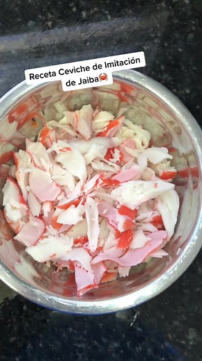 Deliciosa Receta de Ceviche de Imitación de Jaiba