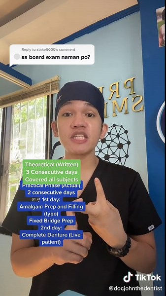 Reply to @stake6000 🦷 Dental Board Exam 🦷 #dentistph #healthtokph #learntiktok #tiktokskwela