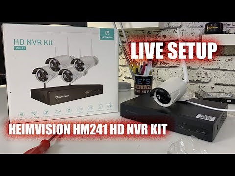 LIVE Unboxing & Setup Heimvision HD NVR Kit HM241 CCTV
