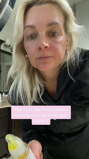Toning Your Neck and Jawline with Fascia Blaster