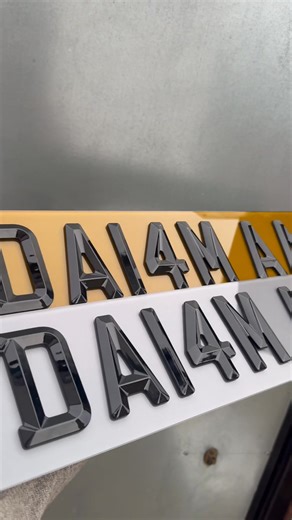 Our Retro Lettering Style Plates Message Us To Order 欄#plates #numberplates #4d #4dgel #cars #carsofinstagram #4dnumberplate #3dnumberplate #3dgel #carcommunity #tinted #chameleon #chameleontint #chameleontinted #foryou #forhim #forher #business #slogan #hex #hexagon #hexplates #petrol #diesel #border #custom #customplates | The Reg Master | Facebook