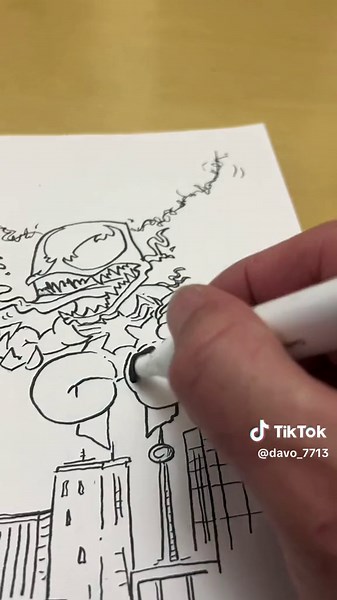 Chibi Venom Art Process Showcase
