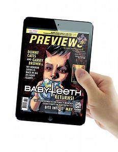 Here's your first look inside the March PREVIEWS! On sale at your local comic shop Wednesday, February 24th! Featuring Dynamite, AfterShock Comics, and more! Take a look: https://previewsworld.com/Article/249614 | PREVIEWSworld