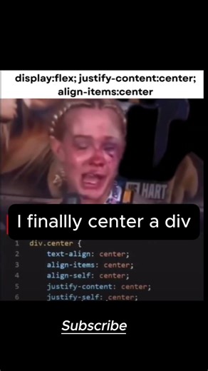 I Finally Centered a Div 😭 #Short