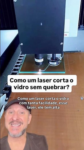 How come the glass doesn't break with that laser?